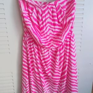 Lilly Pulitzer. Strapless Windsor Dress M